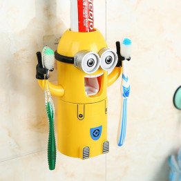 Minions Design Automatic Toothpaste Dispenser