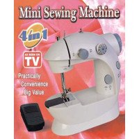 Mini Sewing Machine Portable 4 In 1 With Adapter & Pedal(GM)