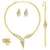 ITALIAN CRYSTAL JEWELERY SET