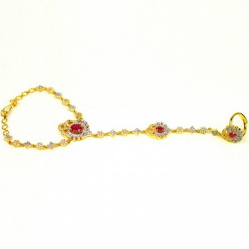 AD Jewellery Bracelet +Ring-P67